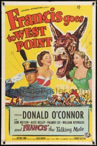 5f310 FRANCIS GOES TO WEST POINT 1sh '52 Donald O'Connor & wacky talking mule!