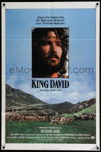 5f478 KING DAVID 1sh '85 great images of Richard Gere in title role, Biblical epic!