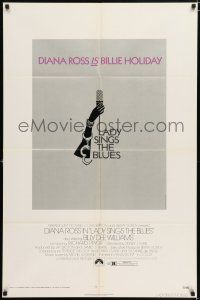 5f487 LADY SINGS THE BLUES 1sh '72 Diana Ross as Billie Holiday, Billy Dee Williams, Richard Pryor
