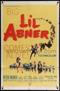 5f506 LI'L ABNER 1sh '59 sexy Julie Newmar, Peter Palmer, from Al Capp's comic!