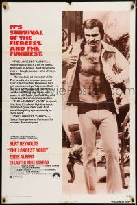 5f517 LONGEST YARD 1sh '74 Robert Aldrich prison football comedy, full-length Burt Reynolds!