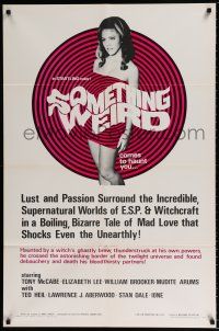 5f785 SOMETHING WEIRD 1sh '67 Herschell Gordon Lewis, lust, passion, supernatural, bizarre!
