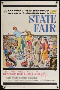 5f805 STATE FAIR 1sh '62 Pat Boone, Ann-Margret, Rodgers & Hammerstein musical!