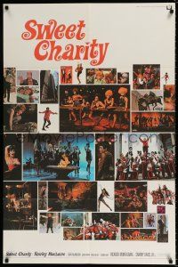 5f828 SWEET CHARITY int'l 1sh '69 Bob Fosse musical starring Shirley MacLaine, different images!