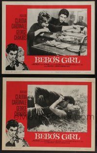 5g885 BEBO'S GIRL 2 LCs '63 great images of sexy Claudia Cardinale & George Chakiris!