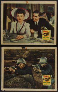 5g907 CRASH DIVE 2 LCs '43 Tyrone Power with pretty Trudy Marshall & Ben Carter with machine guns!