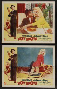 5g938 HOT SHOTS 2 LCs '56 Huntz Hall & The Bowery Boys, incredibly sexy Joi Lansing!