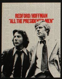 5g015 ALL THE PRESIDENT'S MEN 9 color 11x14 stills '76 Pakula Watergate classic, Robert Redford