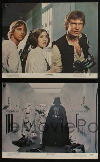 5g506 STAR WARS 8 color 11x14 stills '77 George Lucas classic sci-fi, Darth Vader, Luke, Han, Leia!