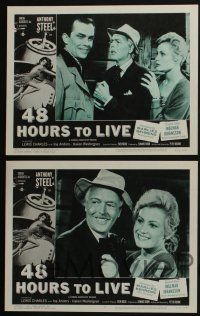 5g586 48 HOURS TO LIVE 7 LCs '60 Swedish/English sci-fi, Anthony Steel and Lewis Charles!