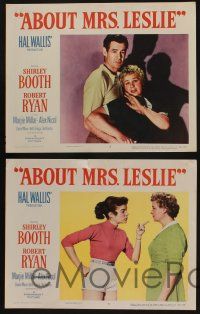 5g032 ABOUT MRS. LESLIE 8 LCs '54 Shirley Booth, Robert Ryan, the man she never quite married!