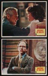 5g033 ABSENCE OF MALICE 8 LCs '81 Paul Newman, Sally Field, Sydney Pollack directed!