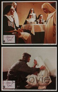5g039 AGNES OF GOD 8 LCs '85 directed by Norman Jewison, Jane Fonda, nun Meg Tilly!