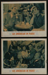 5g049 AMERICAN IN PARIS 8 LCs R63 dancer Gene Kelly, sexy Leslie Caron, Nina Foch & Oscar Levant!