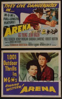 5g056 ARENA 8 LCs '53 the first 3 dimension cowboy western, 1,001 outdoor thrills!
