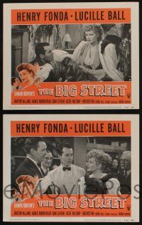 5g077 BIG STREET 8 LCs R55 Henry Fonda, sexy Lucille Ball, her best friend is a dollar!