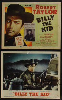 5g079 BILLY THE KID 8 LCs R55 Brian Donlevy, Robert Taylor as most notorious outlaw in the West!