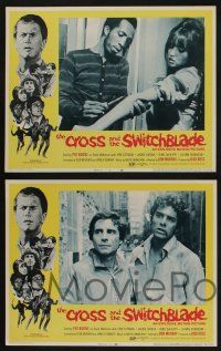 5g142 CROSS & THE SWITCHBLADE 8 LCs '70 great images, with Pat Boone, young Erik Estrada!
