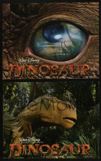 5g019 DINOSAUR 9 LCs '00 Walt Disney, great images of prehistoric world!
