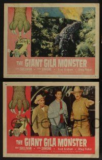 5g220 GIANT GILA MONSTER 8 LCs '59 Don Sullivan & Fred Graham, cool monster border art!
