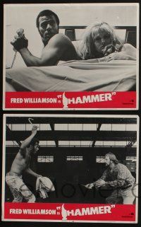 5g609 HAMMER 7 LCs '72 Fred Williamson, Vonetta McGee, cool blaxploitation images!