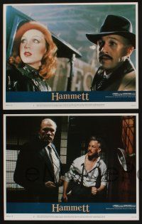 5g245 HAMMETT 8 LCs '82 Wim Wenders directed, Frederic Forrest, Marilu Henner!