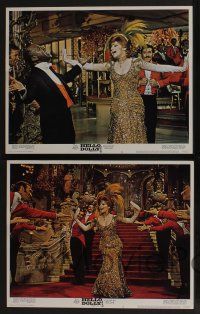 5g254 HELLO DOLLY 8 LCs '70 Barbra Streisand & Walter Matthau, cool images of musical numbers!