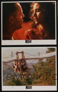 5g269 HUDSON HAWK 8 LCs '91 great images of Bruce Willis, Danny Aiello, sexiest Andie MacDowell!