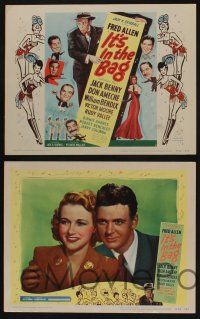 5g285 IT'S IN THE BAG 8 LCs R52 Fred Allen, Jack Benny, Don Ameche, cool murder mystery!