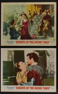 5g614 KNIGHTS OF THE ROUND TABLE 7 LCs '54 Robert Taylor as Lancelot, sexy Ava Gardner as Guinevere