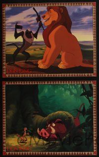5g326 LION KING 8 LCs '94 classic Disney cartoon set in Africa, Timon & Pumbaa!