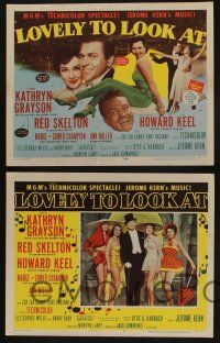 5g337 LOVELY TO LOOK AT 8 LCs '52 sexy Ann Miller, wacky Red Skelton, Howard Keel & Kathryn Grayson