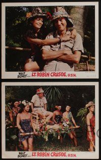5g615 LT. ROBIN CRUSOE, U.S.N. 7 LCs '66 Disney, castaway Dick Van Dyke w/sexy Nancy Kwan!