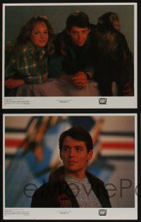 5g428 PROJECT X 8 LCs '87 great images of Matthew Broderick, Helen Hunt & Virgil the chimpanzee!