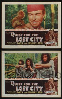 5g431 QUEST FOR THE LOST CITY 8 LCs '54 two alone hacking through 100 miles of hostile Mayan jungle