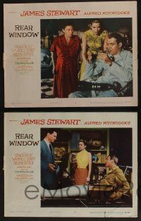 5g703 REAR WINDOW 5 LCs '54 Alfred Hitchcock classic starring Jimmy Stewart & sexy Grace Kelly!