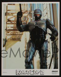 5g450 ROBOCOP 2 8 LCs '90 cool images of cyborg policeman Peter Weller, Nancy Allen, sci-fi sequel!