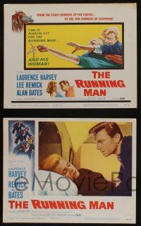 5g456 RUNNING MAN 8 LCs '63 Carol Reed, time is running out for Laurence Harvey & Lee Remick!