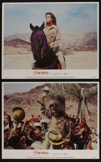 5g457 SAHARA 7 LCs '84 Lambert Wilson, Horst Buchholz, sexy Brooke Shields in the desert!