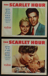 5g461 SCARLET HOUR 8 LCs '56 Michael Curtiz directed, sexy Carol Ohmart, Tom Tryon!