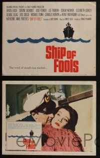 5g472 SHIP OF FOOLS 8 LCs '65 Stanley Kramer's movie based on Katharine Anne Porter's book!
