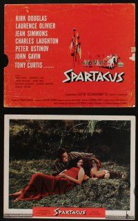 5g501 SPARTACUS 8 roadshow LCs '61 classic Stanley Kubrick & Kirk Douglas gladiator epic!