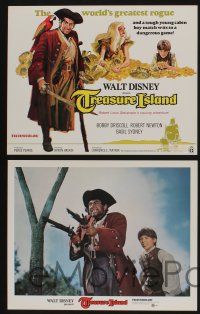 5g711 TREASURE ISLAND 5 LCs R75 Bobby Driscoll, Robert Newton as pirate Long John Silver!