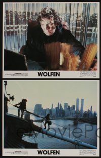5g573 WOLFEN 8 LCs '81 Albert Finney, Gregory Hines, Diane Venora, werewolf horror!