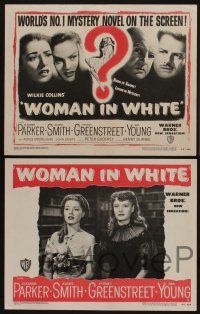 5g574 WOMAN IN WHITE 8 LCs '48 Eleanor Parker, Alexis Smith, Sidney Greenstreet, Gig Young