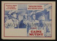 5h008 CAINE MUTINY herald '54 art of Humphrey Bogart, Jose Ferrer, Van Johnson & Fred MacMurray!