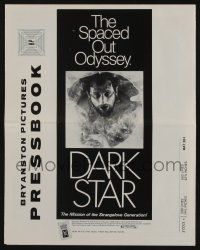 5h560 DARK STAR pressbook '75 John Carpenter & Dan O'Bannon, the spaced out odyssey!