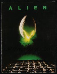 5h057 ALIEN souvenir program book '79 Ridley Scott outer space sci-fi monster classic!