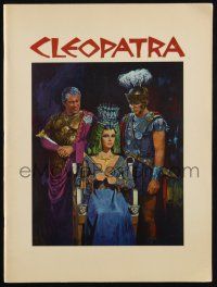 5h071 CLEOPATRA souvenir program book '64 Elizabeth Taylor, Richard Burton, Rex Harrison!