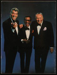 5h090 FRANK DEAN SAMMY TOGETHER AGAIN stage show souvenir program book '88 Sinatra, Martin & Davis!